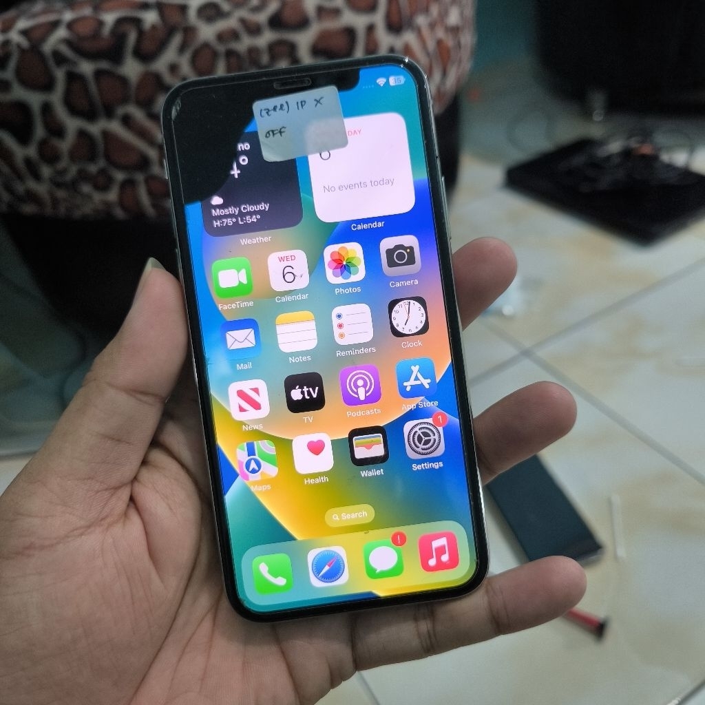 (zee) ip X 256gb bukan bypass silver minus