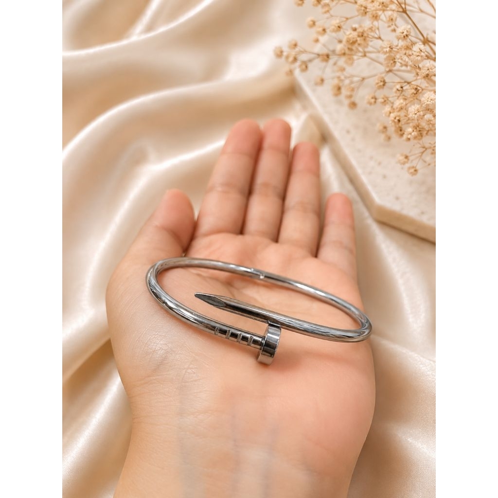Gelang Bangle Model Paku Slim Dan Polos