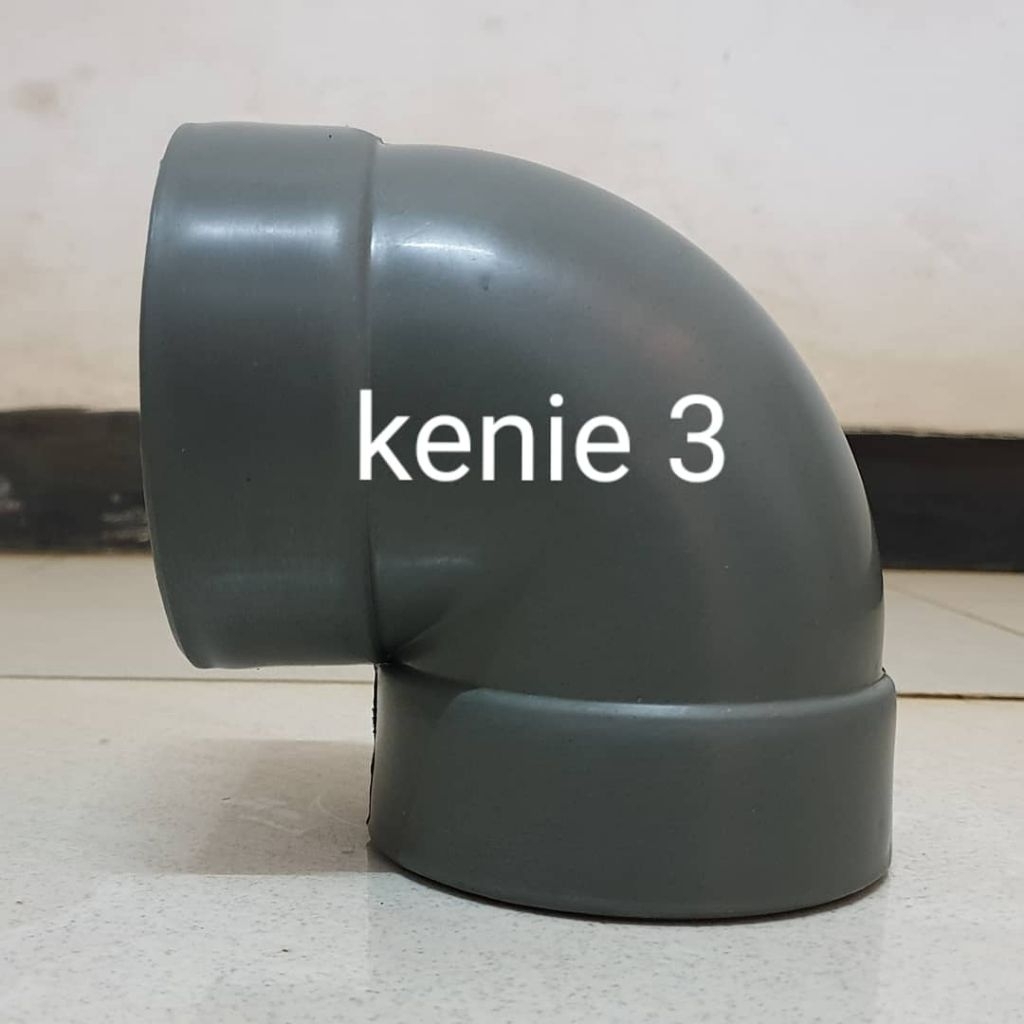 KENI  3 INCH / 3 DIM SAMBUNGAN ELBOW 3" PVC