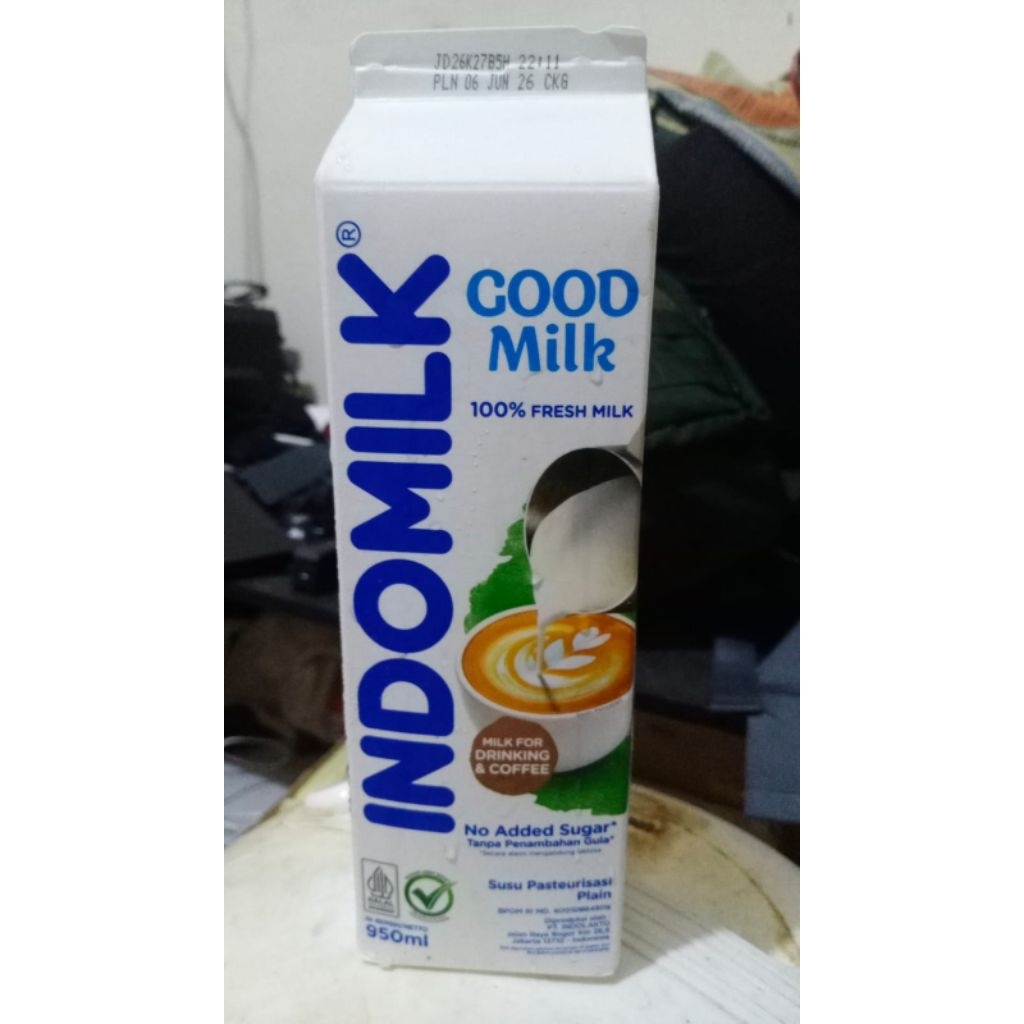 susu  freshmilk Indomilk 950ml kalau mau instan chat toko