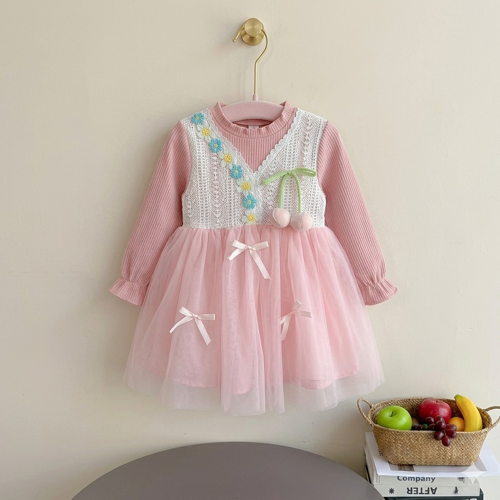 Dress Hanfu Bahan Import Untuk Anak Perempuan Usia 1-4 Tahun | Fashion Trendy Viral Anak Cewek Model