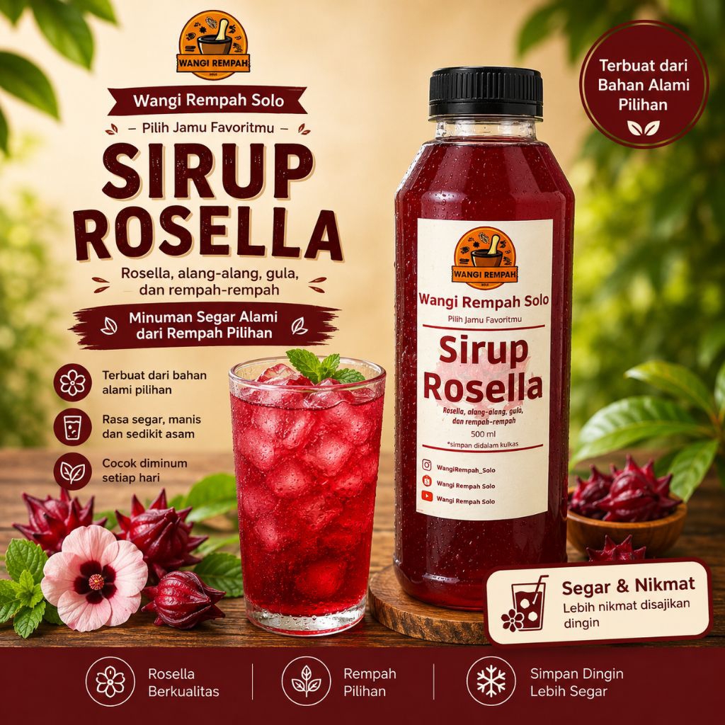 SIRUP ROSELLA 500ML