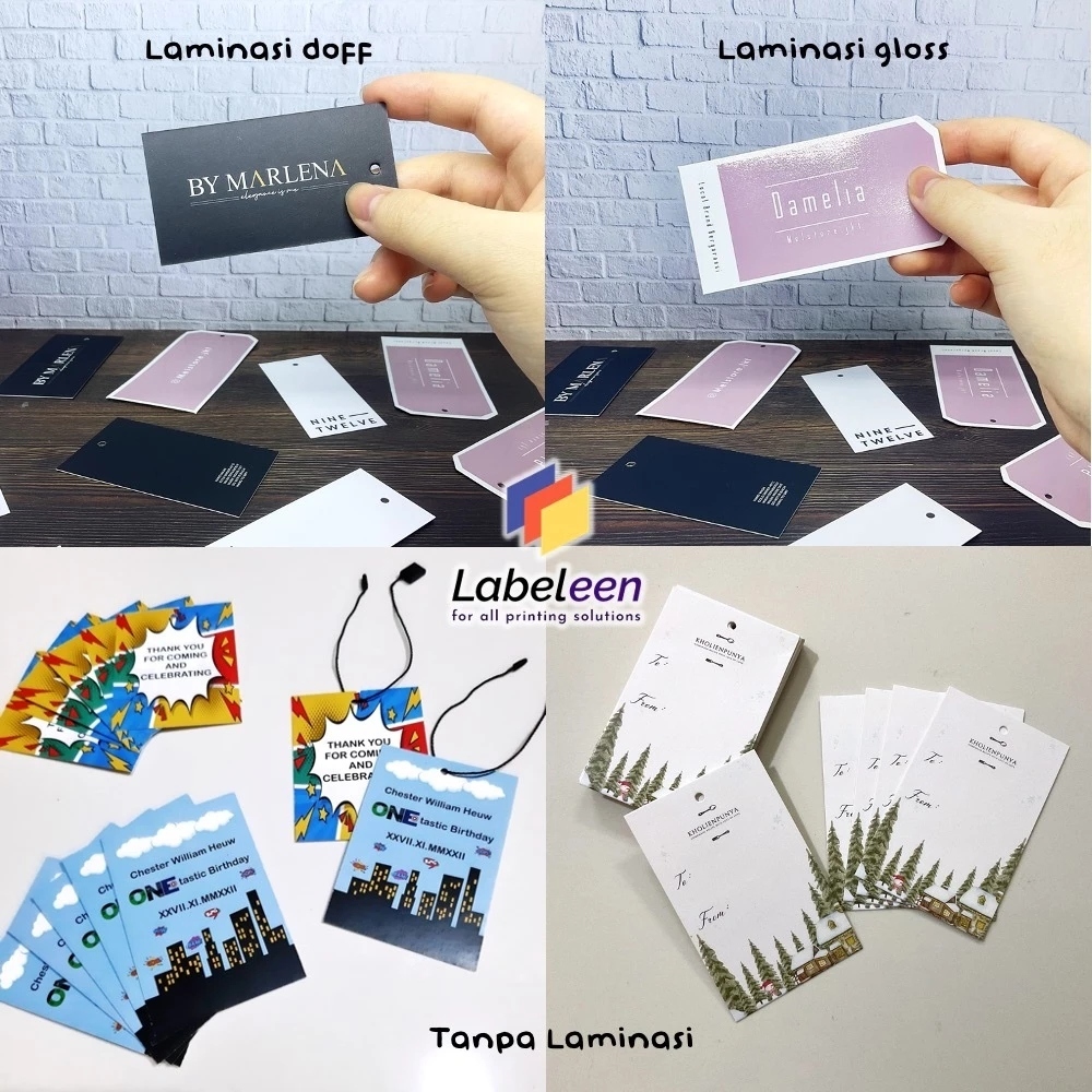 Cetak Hang Tag Custom | Cetak Hangtag Baju | Label Merk | Tag