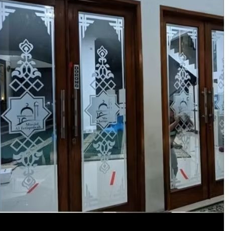 cutting stiker sandblast custom