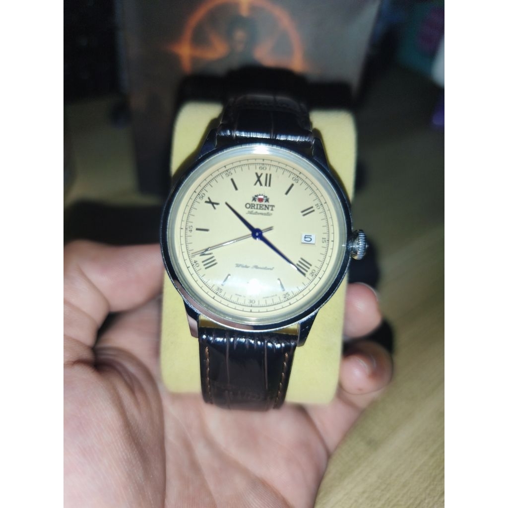 Orient Bambino Cream Romans Dial