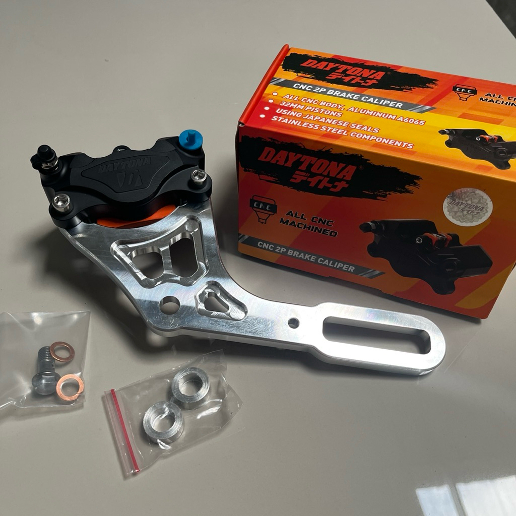 Kaliper belakang Supra X125 2Piston kaliper Daytona 2P Pnp Supra X125 Breket kaliper belakang 2P Sup