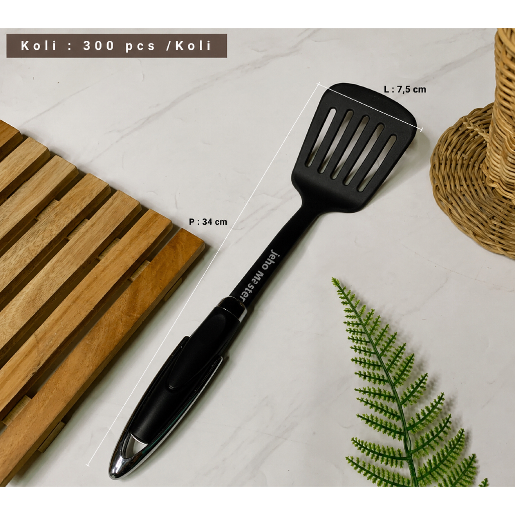 Spatula Nylon Jeho Master | Sutil Anti Panas Anti Gores