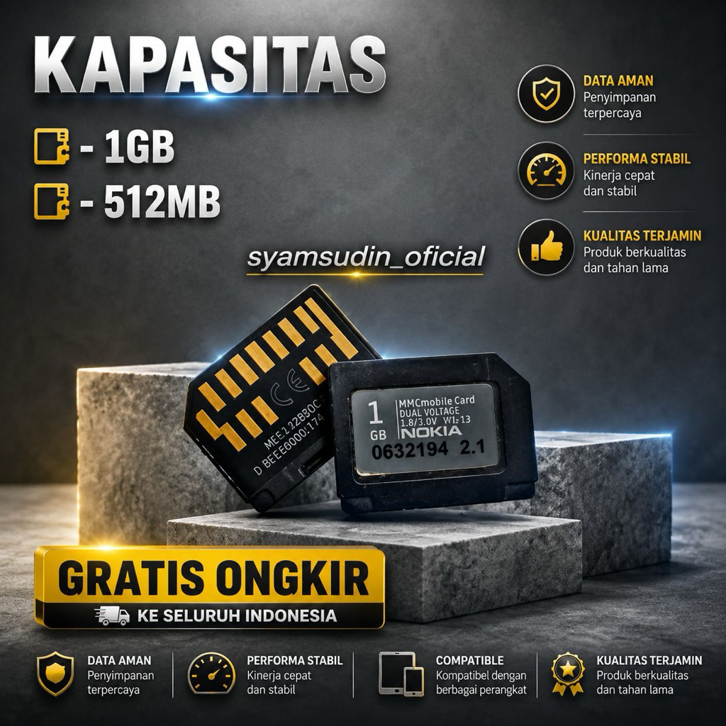 MEMORY NOKIA N-Gage QD/Classic,1GB,512MB GAME BONUS