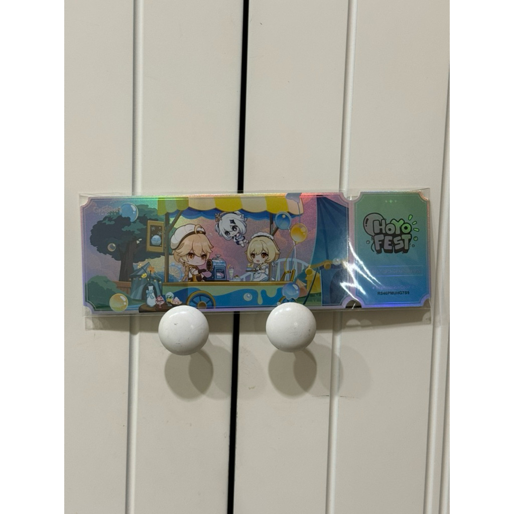 HoYoFest 2025 Surabaya Laser Ticket Merch | Genshin Impact | Honkai Star Rail | Zenless Zen Zero | H