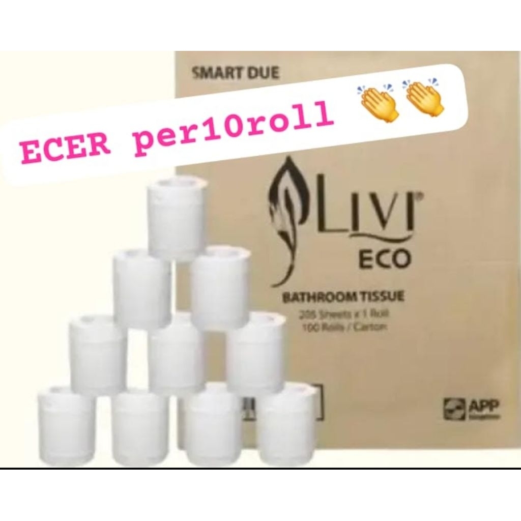 1Bundel 10roll tissu Livi ECO smartdue