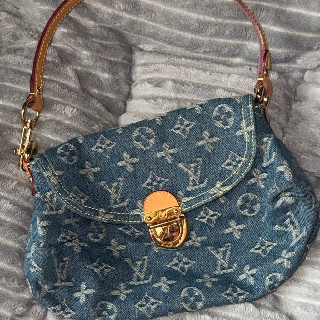LV Pleaty Denim Bag