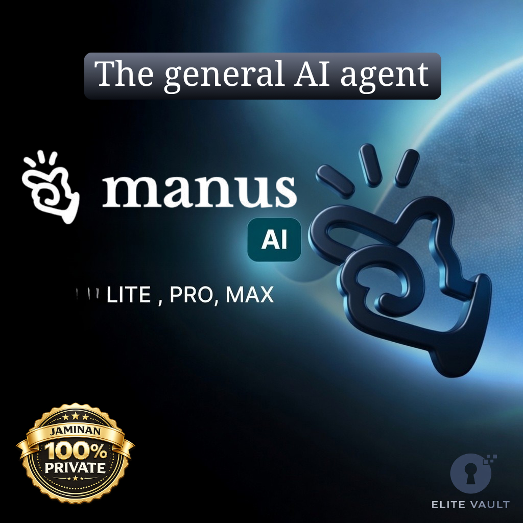 Manus AI Lite Pro Max Premium Private Bergaransi resmi Ai Agent Chat Bot Coding