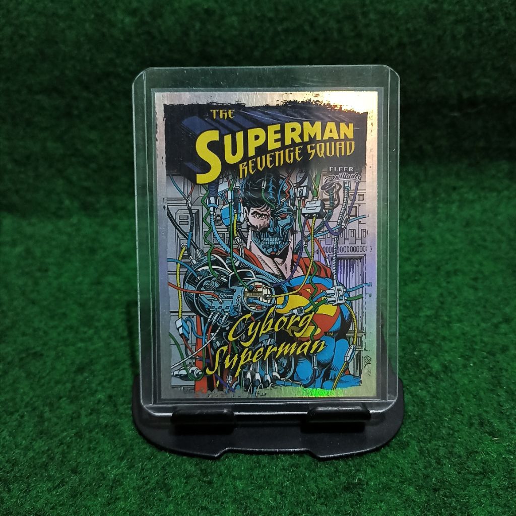 KARTU CYBORG SUPERMAN 2025 REFRACTOR Fleer Brilliants Superman REVENGE SQUAD RS8