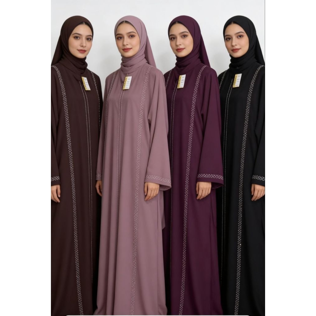 gamis abaya Sabrina anti UV/Abaya arabian/Gamis abaya swarosky