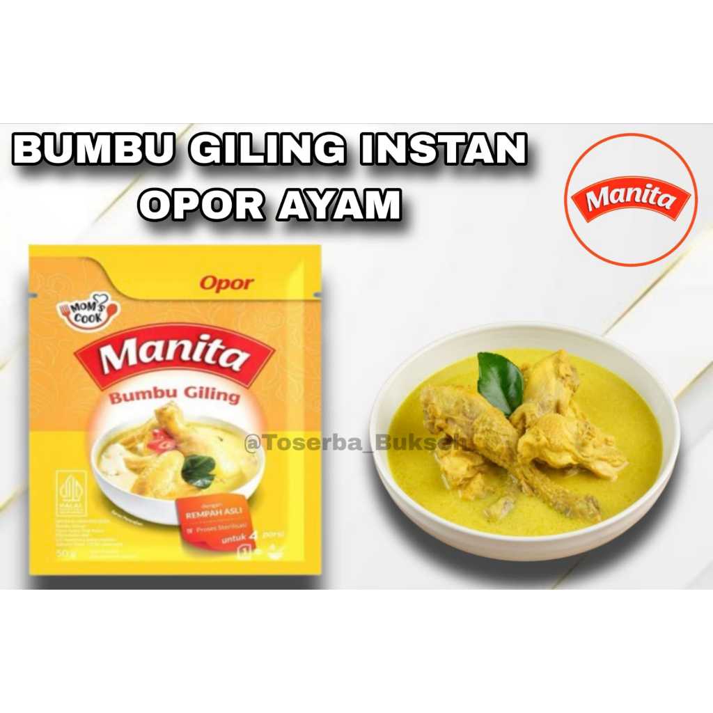 MANITA Bumbu Masak Giling Instan Rasa OPOR AYAM