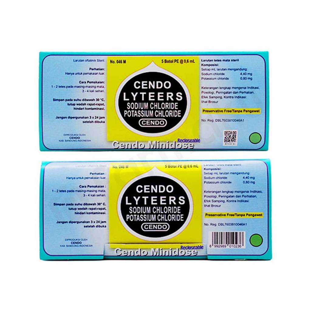 cendo lLYTEER MINIDOSE ISI 5 AMPUL
