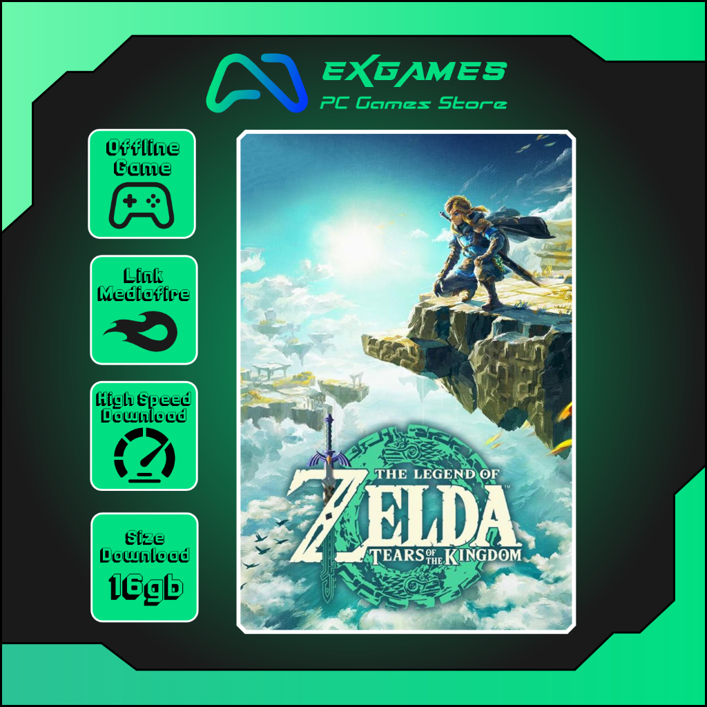The Legend of Zelda: Tears of the Kingdom NS Game + With Emulator | Game Offline Seru PC Buy 1 Get 1
