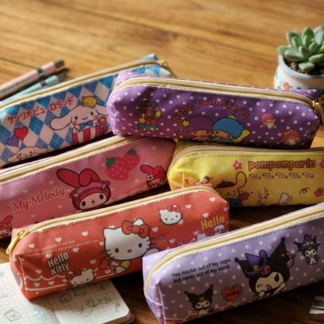 GROSIR 12pcs Tempat/TepakPensil Lontong Karakter Desain Unik dan Lucu