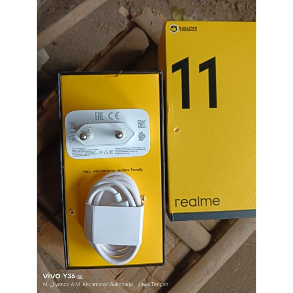 Carger original second Realme 11  67watt