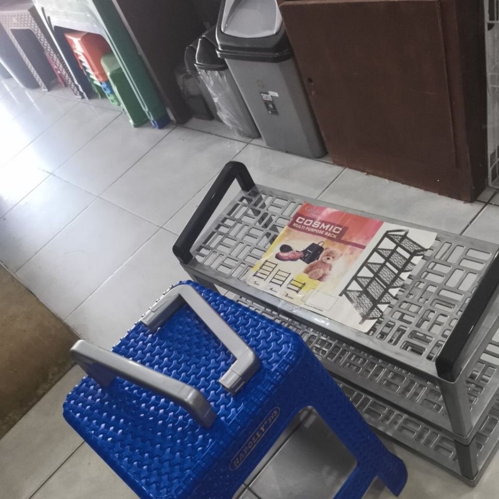 Spare Part Komponen Bagian Pegangan Atas Rak Sepatu Plastik Calista