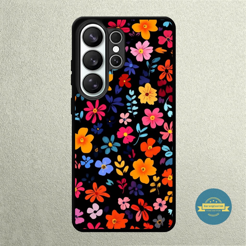 Case Samsung S26 S25 S24 S23 S22 S21 S20 S9 S8 Ultra Plus FE Edge Softcase Neon Blossom