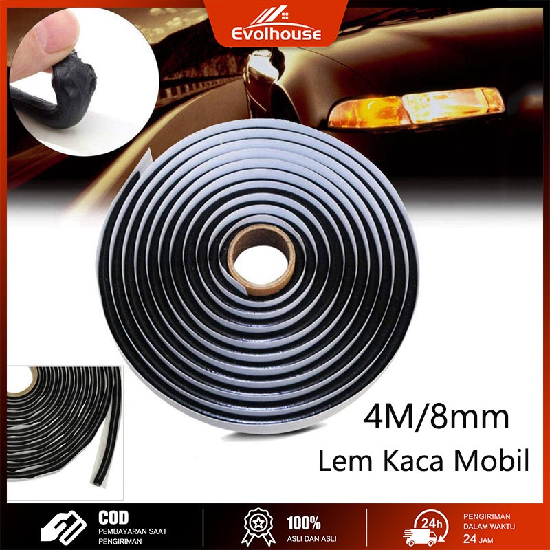 Butyl Sealant Lem Headlamp 4M Lem Retrofit Perekat Mika Kaca Lampu Headlamp Orgavyl Butyl Snake Glue