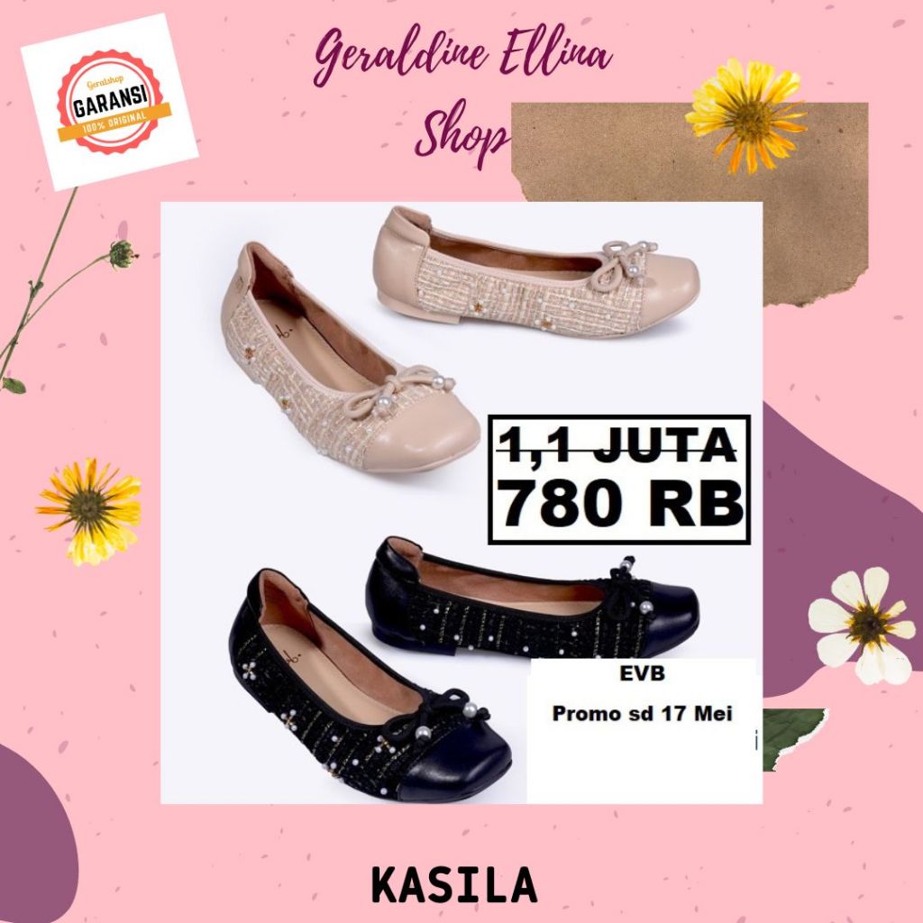 SEPATU EVB KASILA SERIES FLAT SHOES ORIGINAL