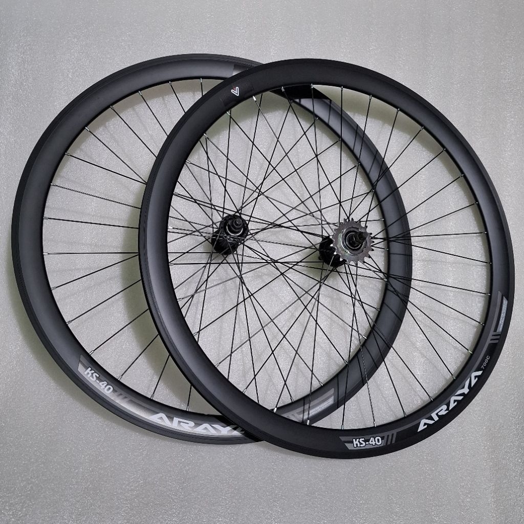 Wheelset Fixie Fixed Gear Sepasang - Velg 700c doltrap - velg doltrap - velg fixie - velg sepeda fix
