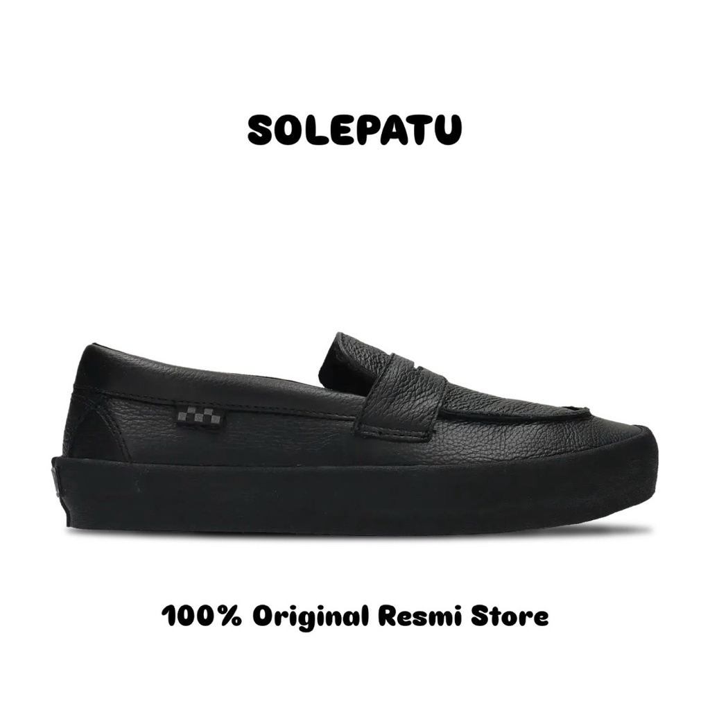 Vans Skate Slip On Loafers Black Original Resmi