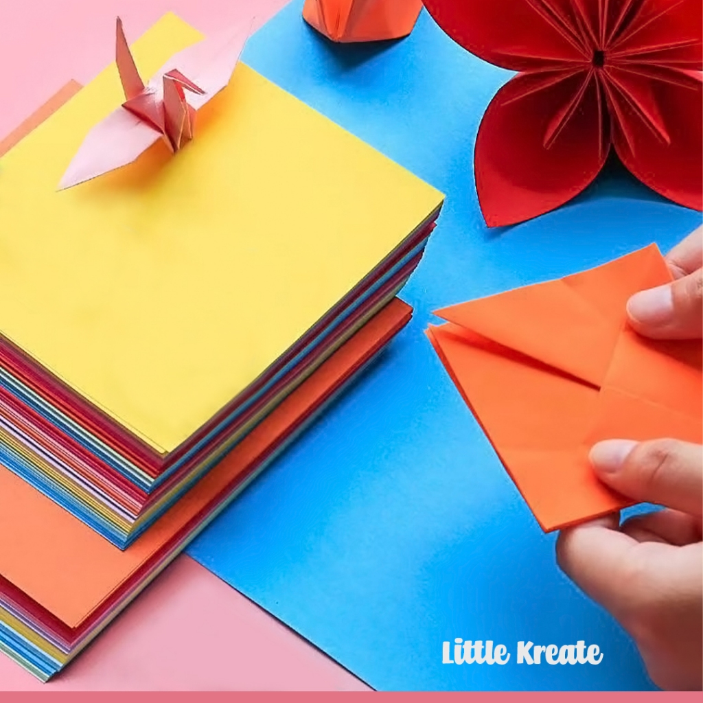 Little Kreate - Kertas Warna - Origami 70gsm 10 warna