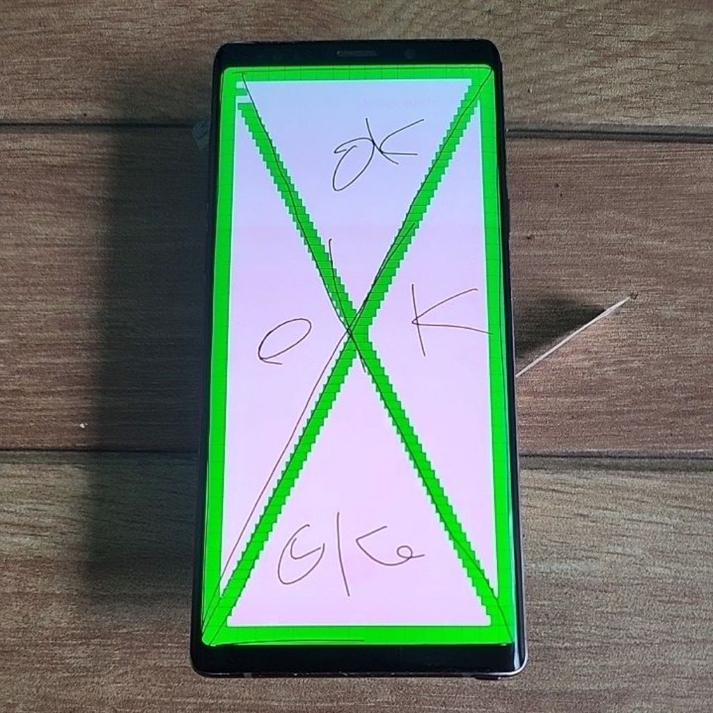 LCD samsung Note 9 original copotan minus bisa pakai