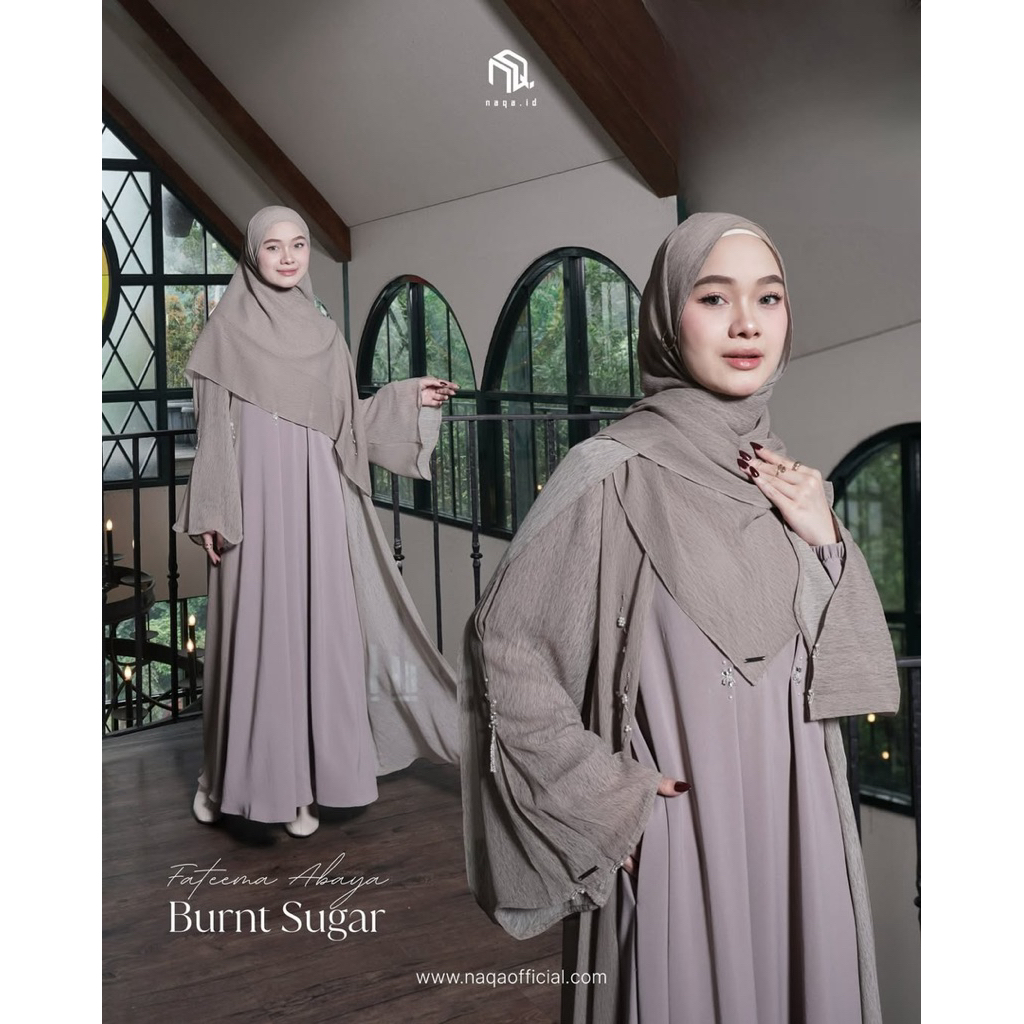 OPEN PO FATEEMA ABAYA BY NAQA.id Original 100% / PEMESANAN HANYA VIA WAWA SAJA DM ADMIN TERLEBIH DAH