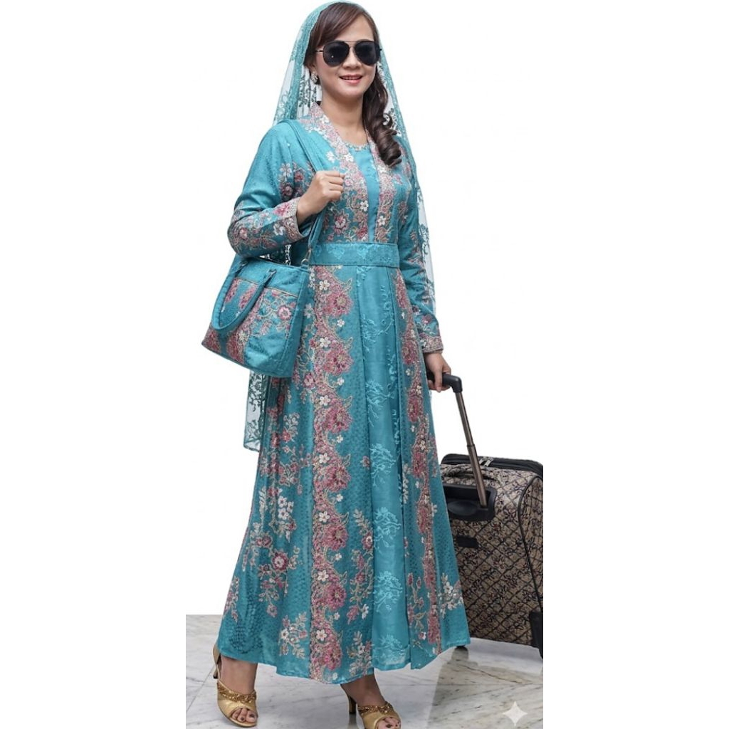 Gamis Syari Batik Katun Tosca GAMIS TOSCA BATIK