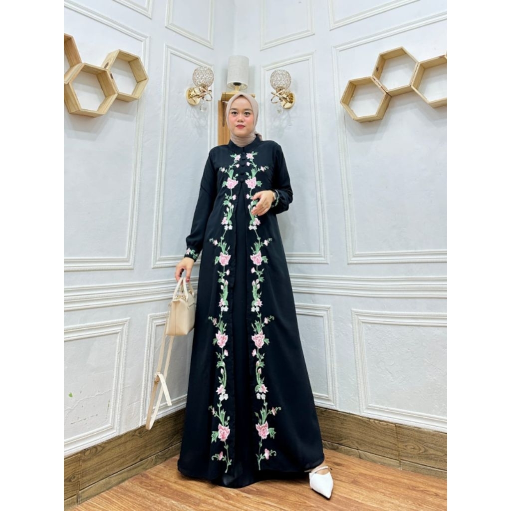 gamis seruty bordir manual