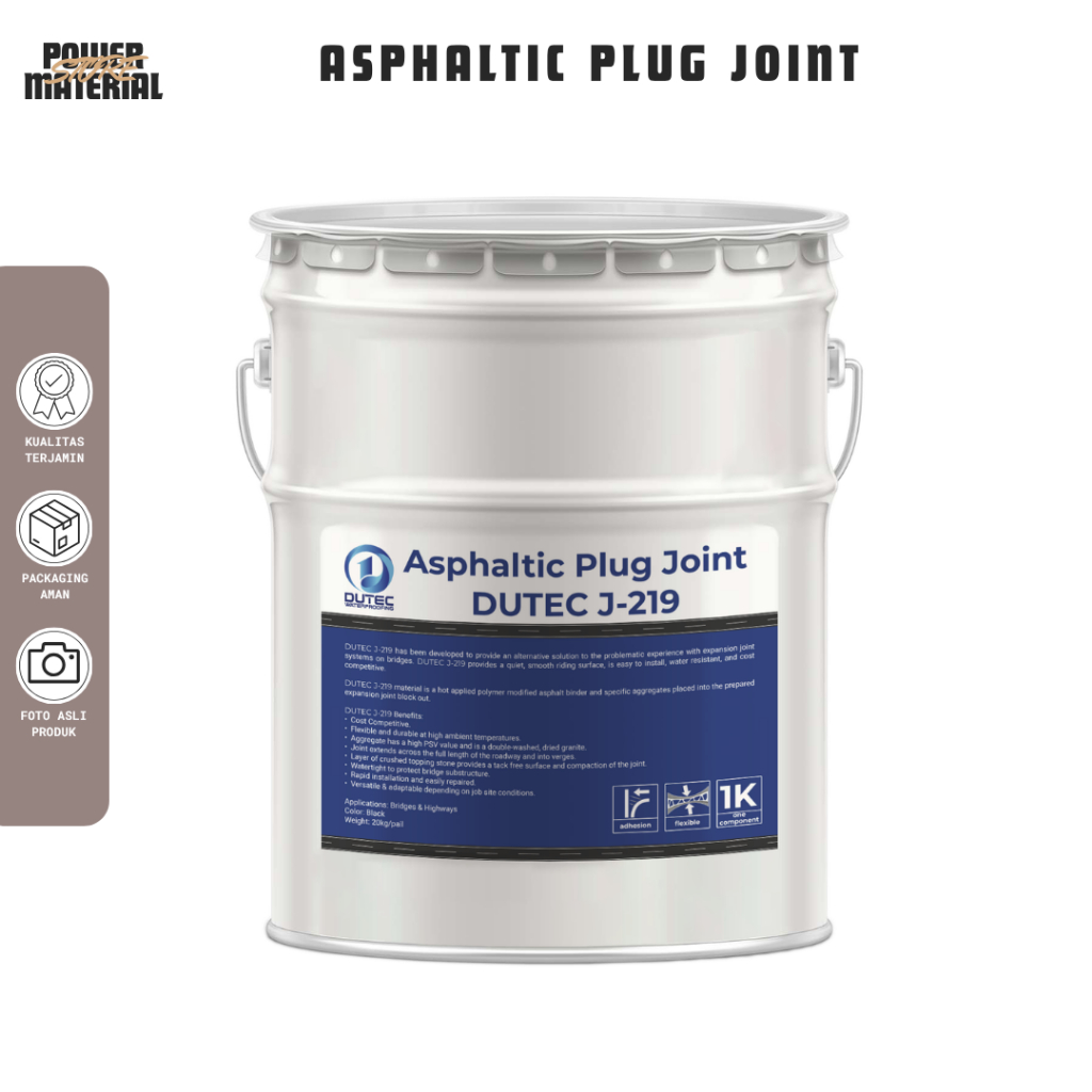 Asphaltic Plug Joint Aspal Seal Joint Sealant Sealant Sambungan Jalan Beton Waterproof