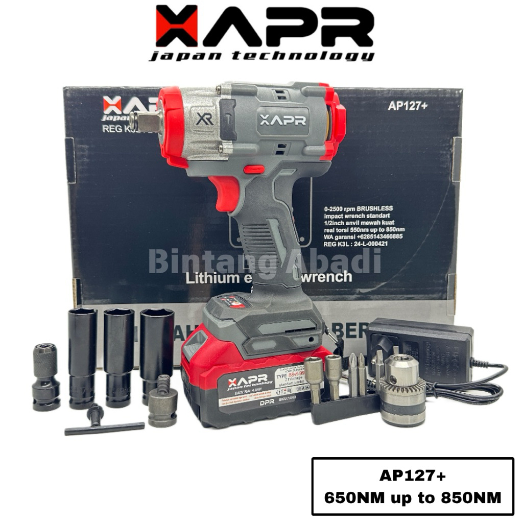 APR Impact Wrench 650NM AP127+ / APR Japan Impact Wrench / Bor Impact APR 650 NM