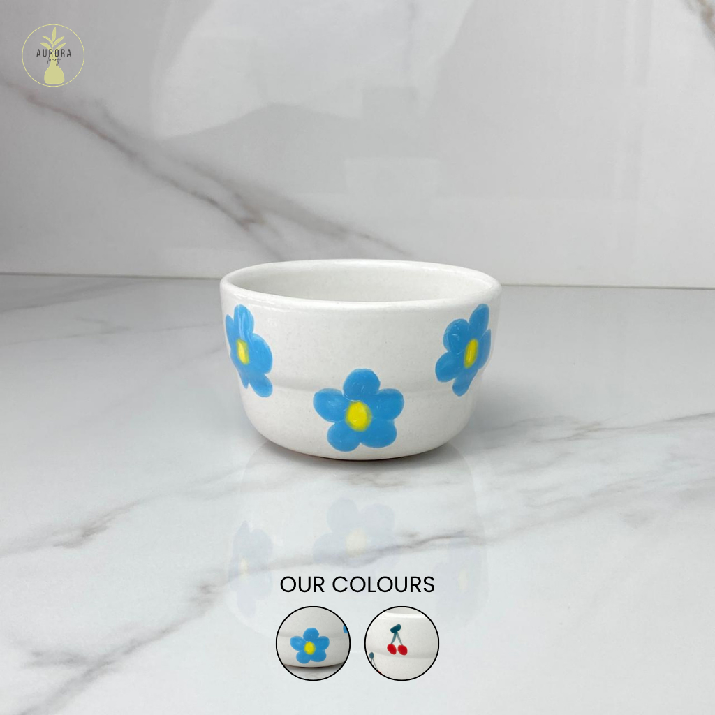 [READY STOCK] Tiny Delight Bowl Ceramic - AURORA LIVING | Mangkok Mini | Mangkok Sereal Gemes | Mang