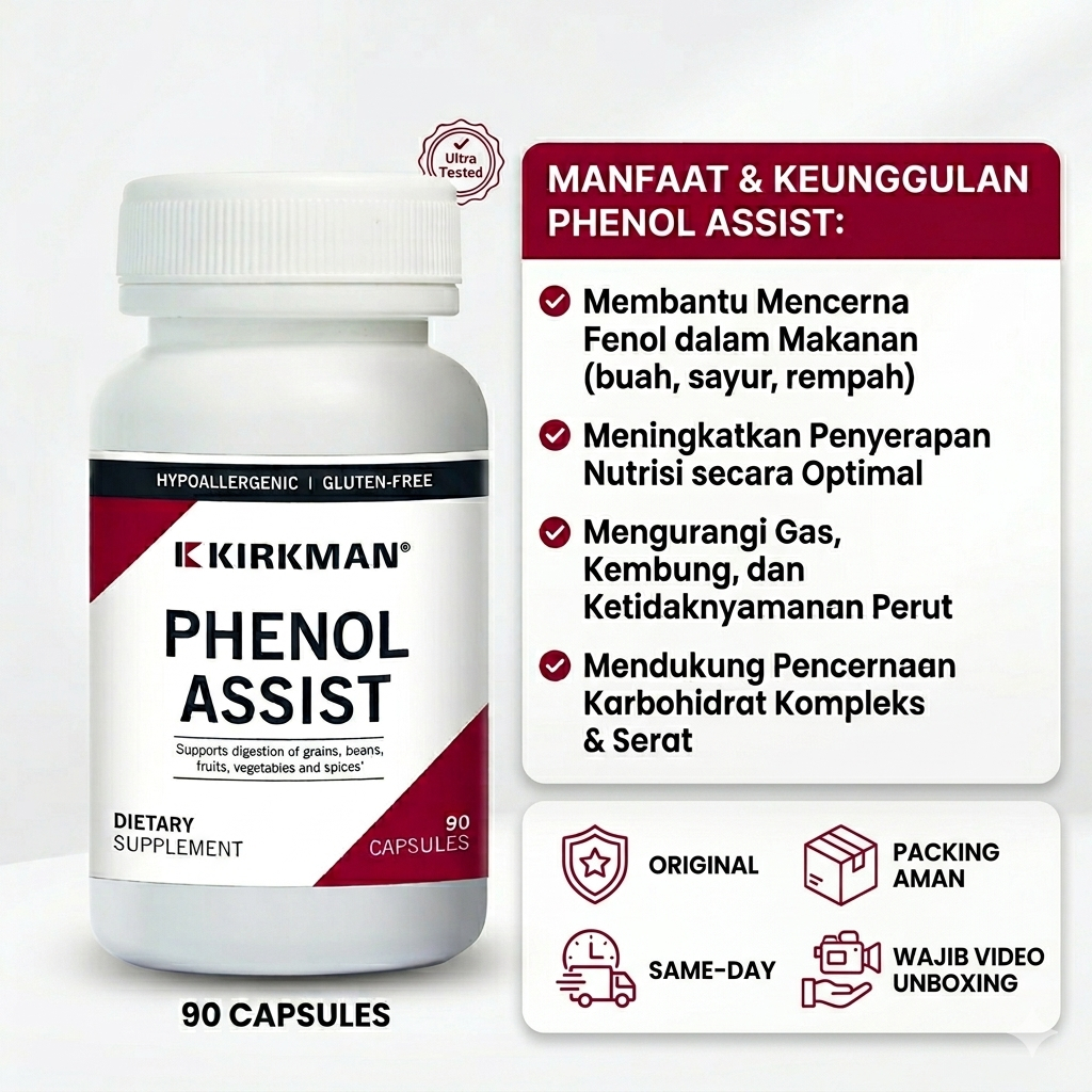Phenol Assist Kirkman 90 kapsul