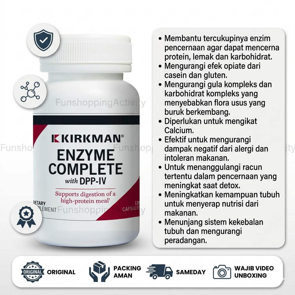 Enzyme Complete with DPP-IV™ 120 Kapsul kirkman