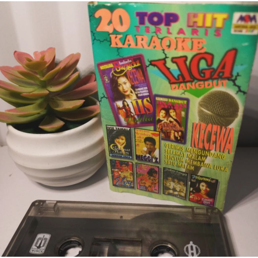 Kaset Pita Kompilasi 20 Top Hits Dangdut