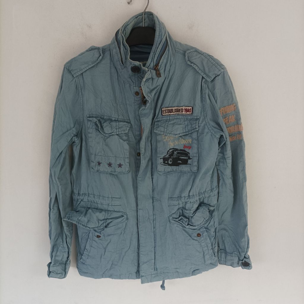 JEEP ORIGINAL JAKET PARKA CASUAL PRIA SECOND SIZE S J049