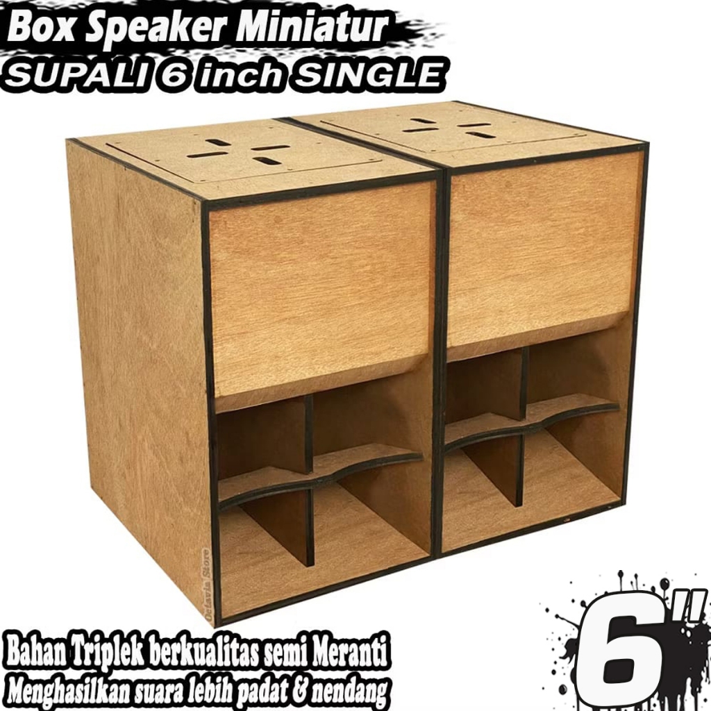 Box Speaker Miniatur Supali 6 INCH