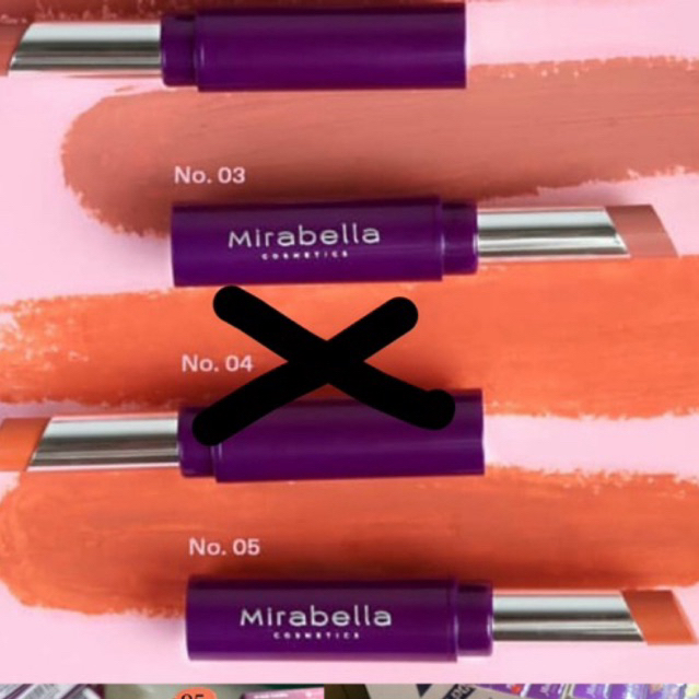 MIRABELLA MOISTURE MATTE LIPSTICK ORIGINAL PROMO (BACA DESKRIPSI) / MIRABELLA MATTE LIPSTICK / MIRAB