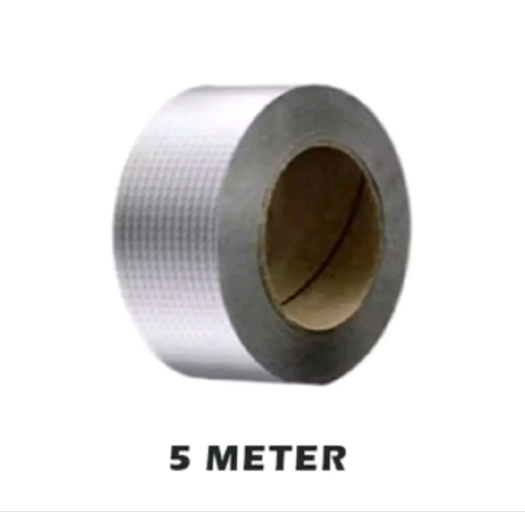 Lakban Anti Bocor 5M /aluminium foil Tape Lem Perekat Atap Dinding