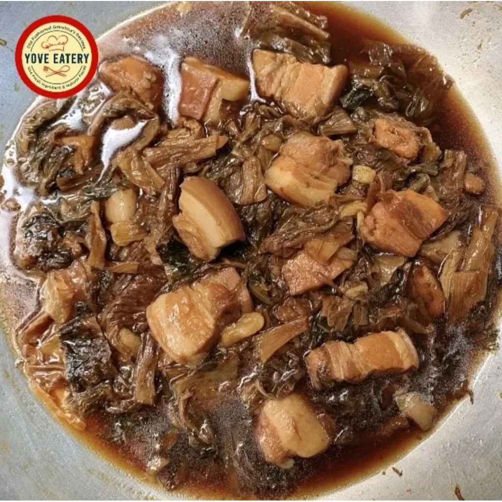 Babi Hamchoikon (sayur asin item + samcan) // Babi Hong