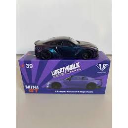 mini gt gtr35 liberty walk japan exlusive no 39 magic purple