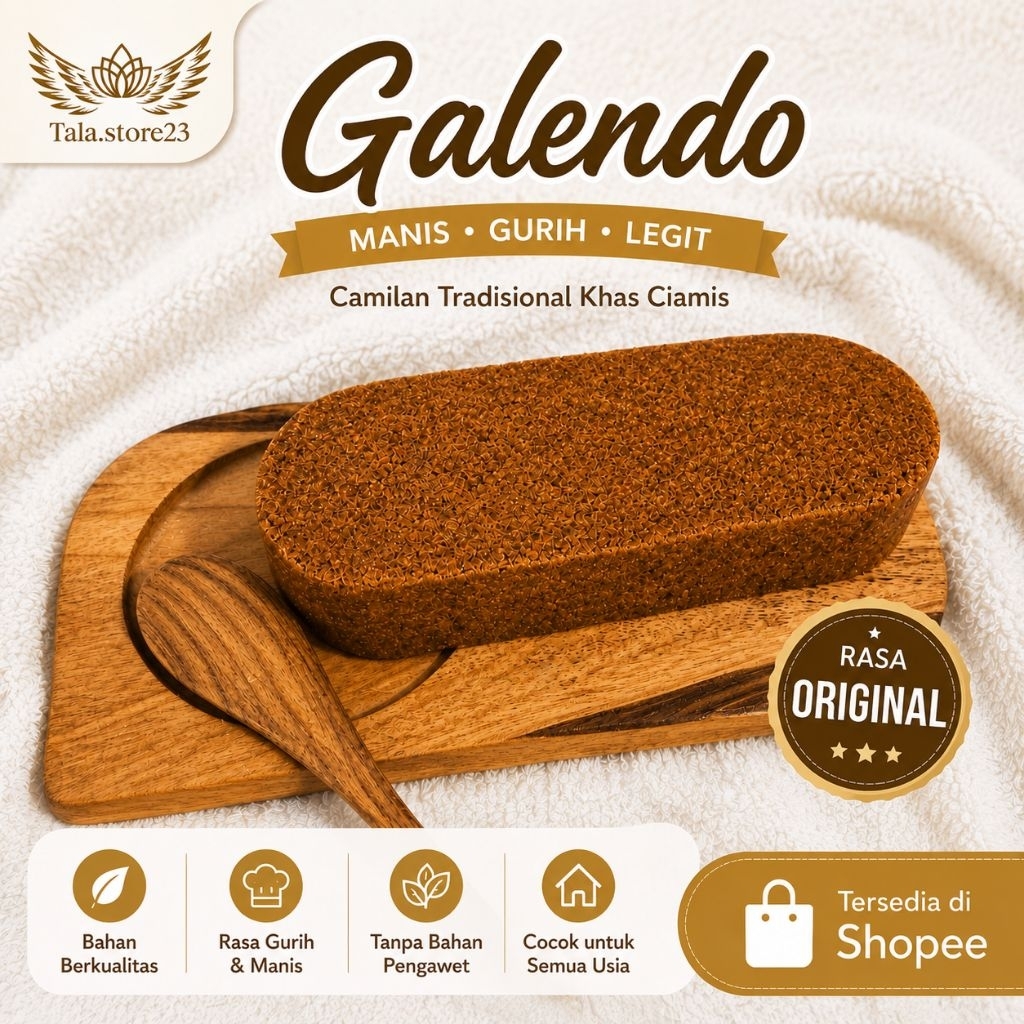 Galendo Asli khas Ciamis 250 gr/Galendo kelapa asli original