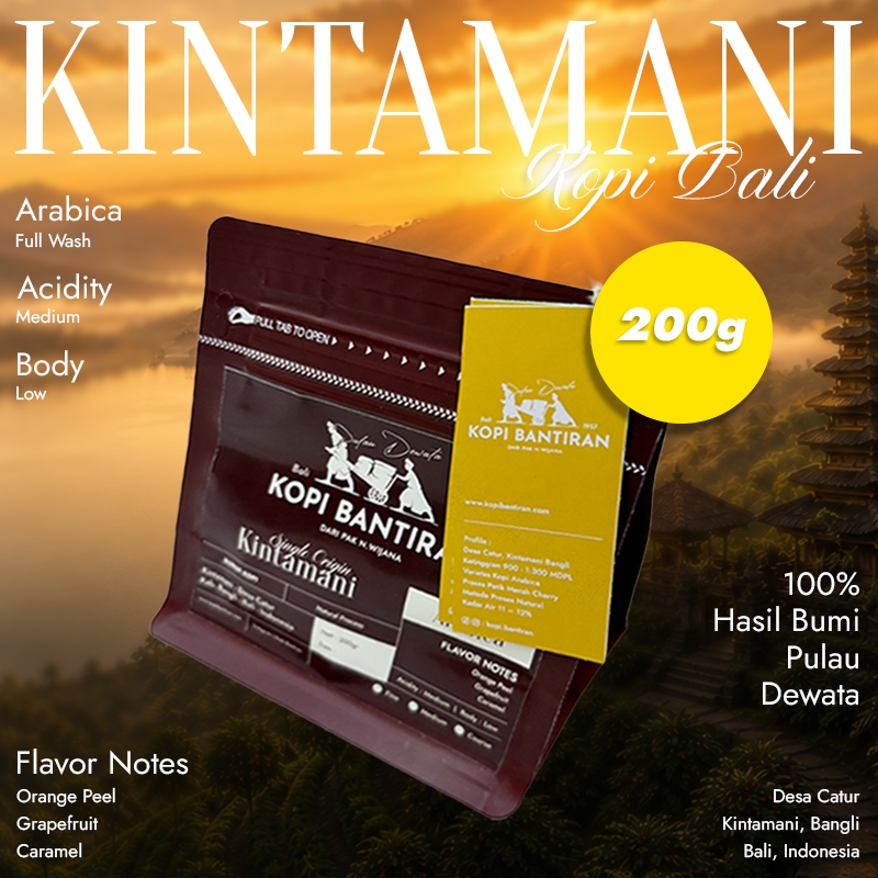 Kopi Bali Kintamani 200g - Arabica 100% Kopi Asli