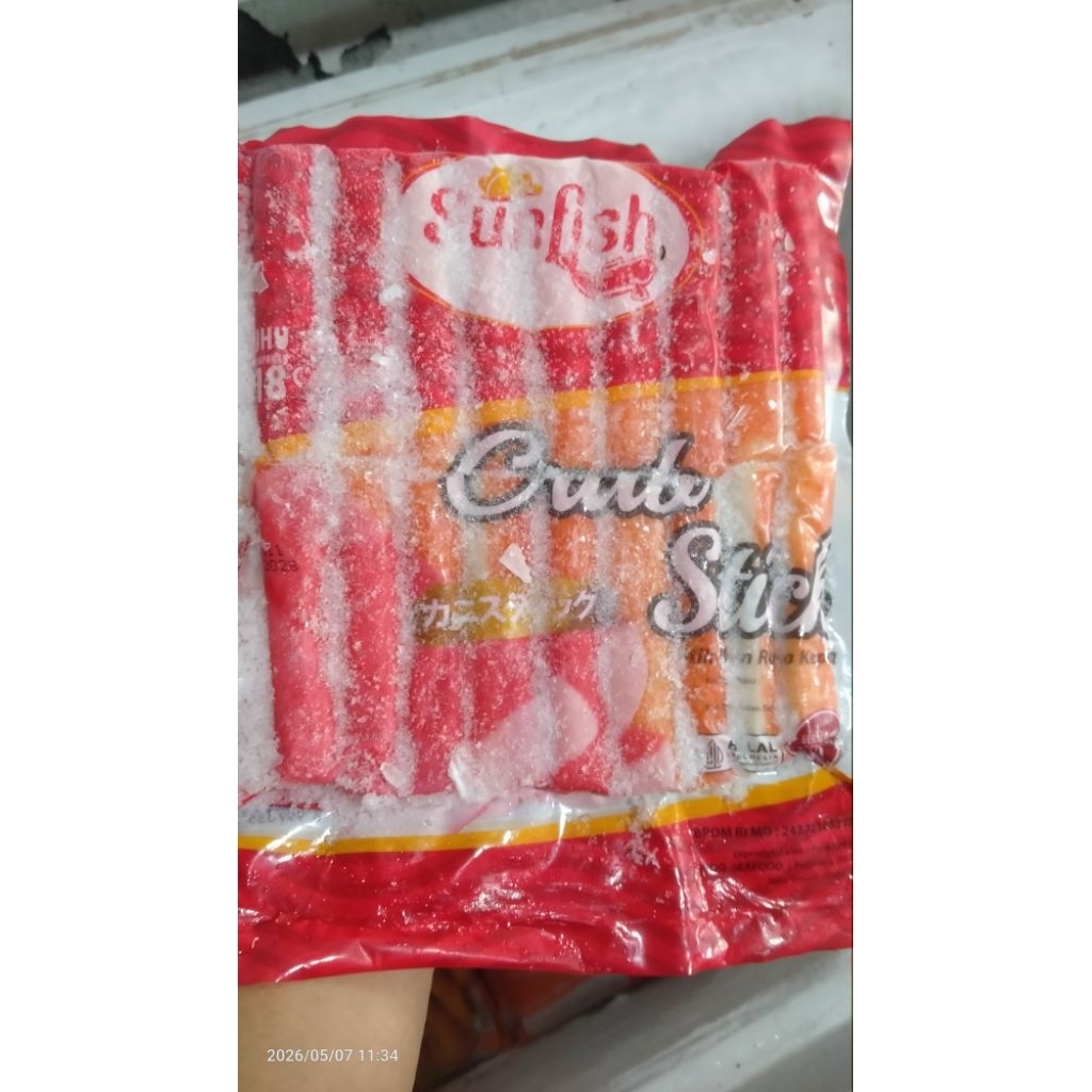Crabstik Sunfish 500gram frozen food