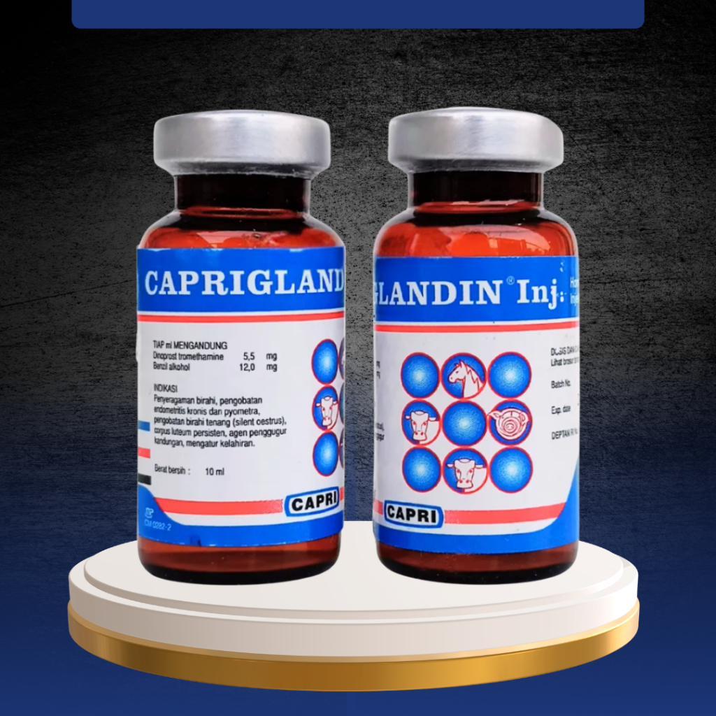 CAPRIGLANDIN INJ 10 ML - Hormon Sinkronisasi Estrus Hewan Ternak.